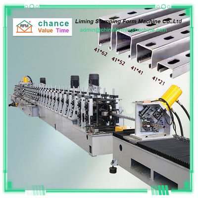 Photovoltaic Support C Channel Strut Solar Panel Mounting Structure Roll Forming Machine