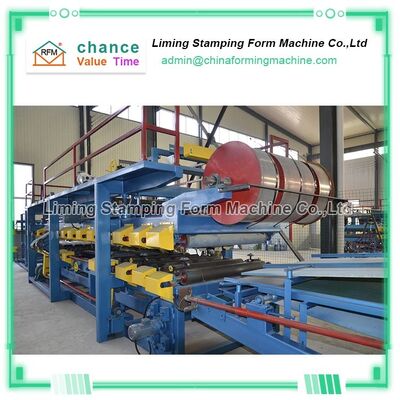 Insulation Eps Sandwich Panel Line , 6m/min Equipment For Sandwich Making