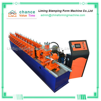 0.5-1.2mm Galvanized Steel Omega Light Steel Keel Hat Shape Channel Roll Forming Machine