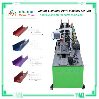 Production Speed 50m / Min High-Speed Cutting L-Angle Forming Machine, House Decoration Keel Forming Machine